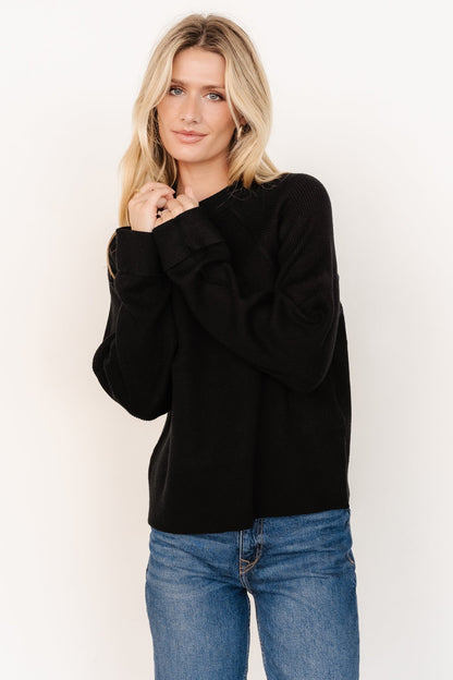 Helena Knit Sweater | Black - Baltic Born