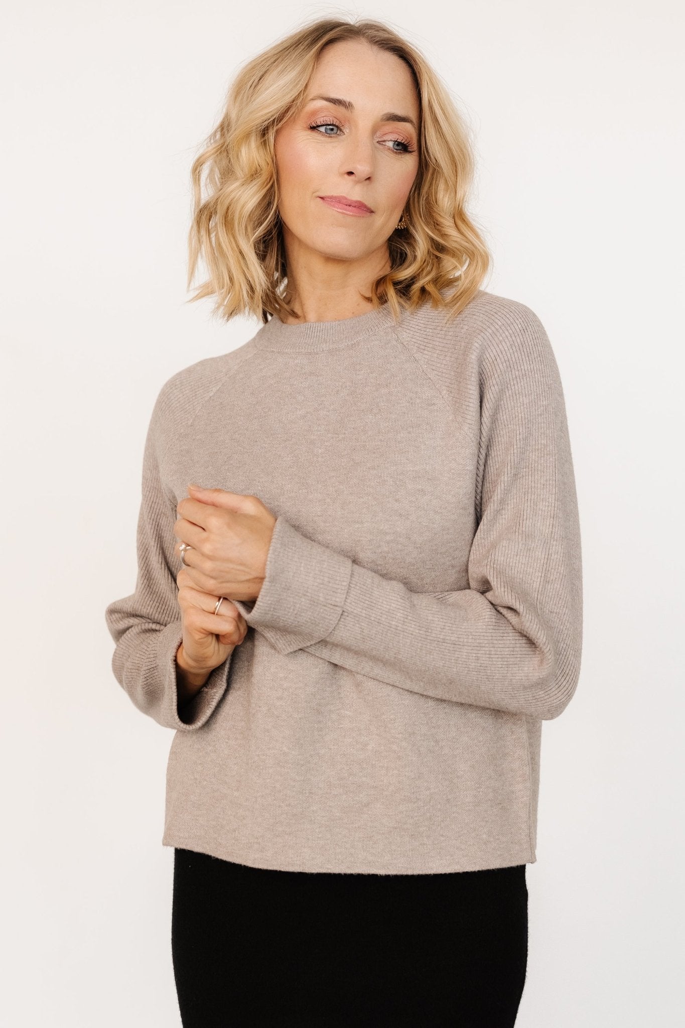 Helena Knit Sweater | Stone - Baltic Born