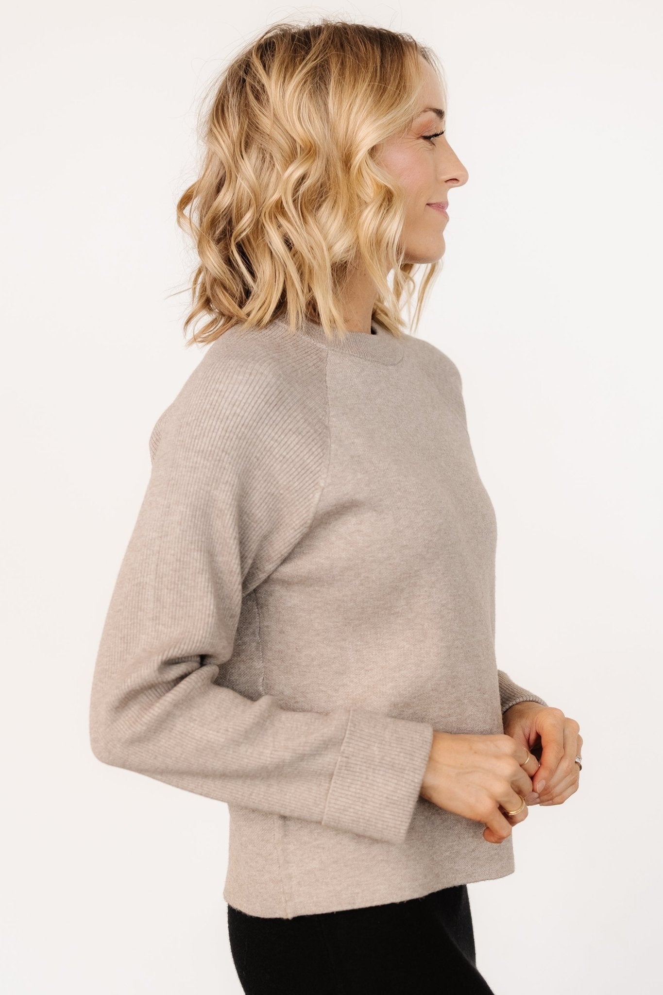 Helena Knit Sweater | Stone - Baltic Born