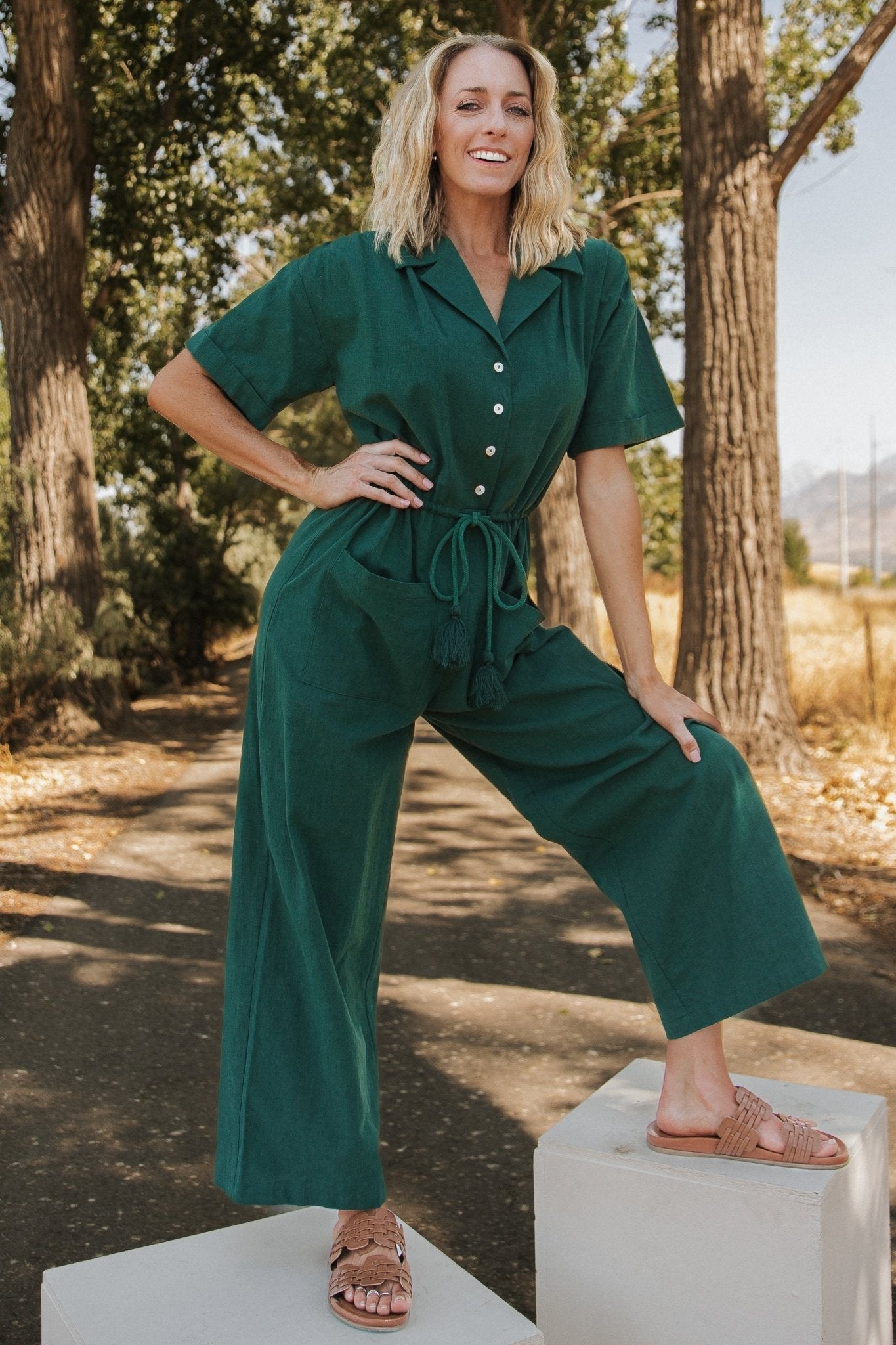 Hemming Jumpsuit | Green - Baltic Born