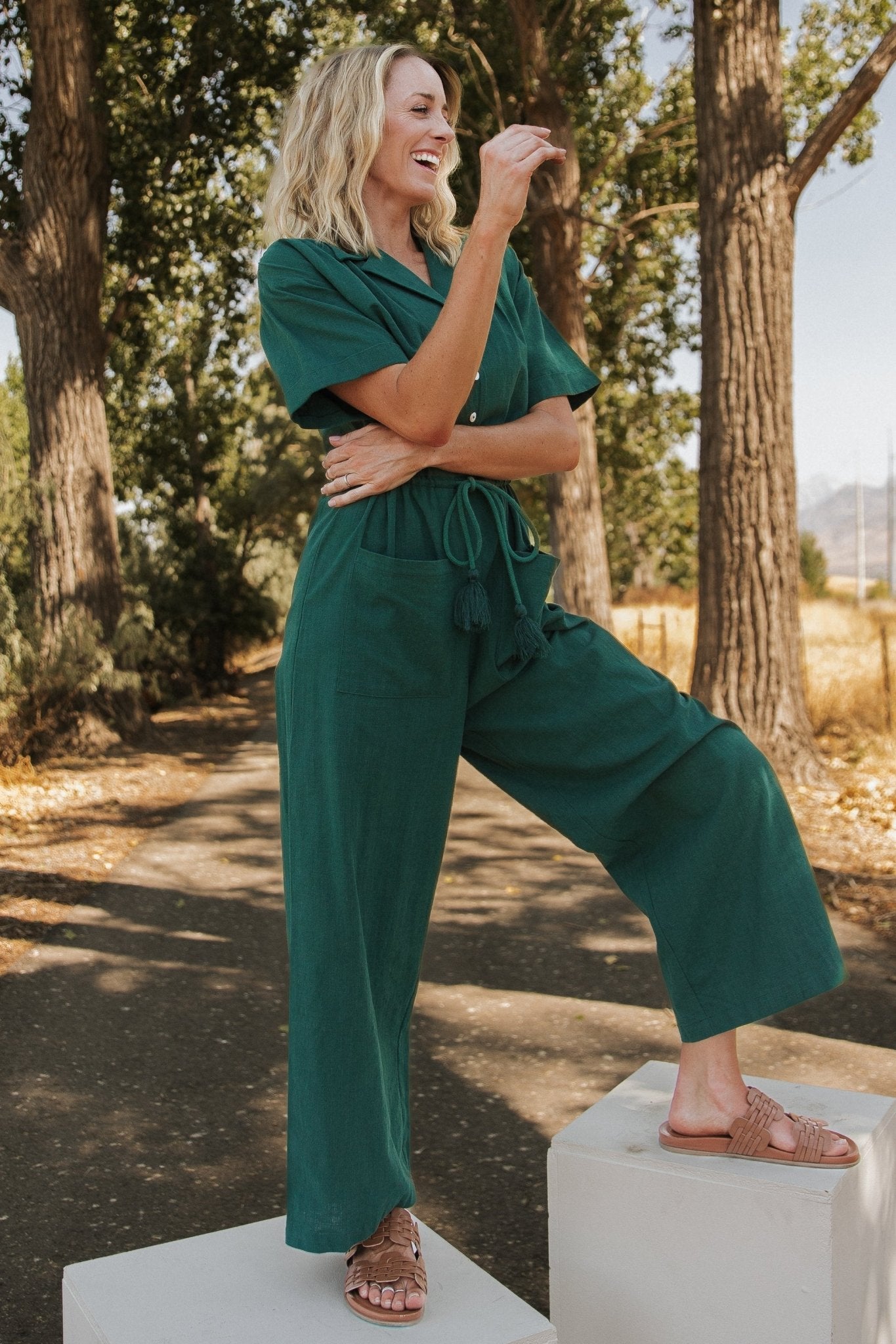 Hemming Jumpsuit | Green - Baltic Born