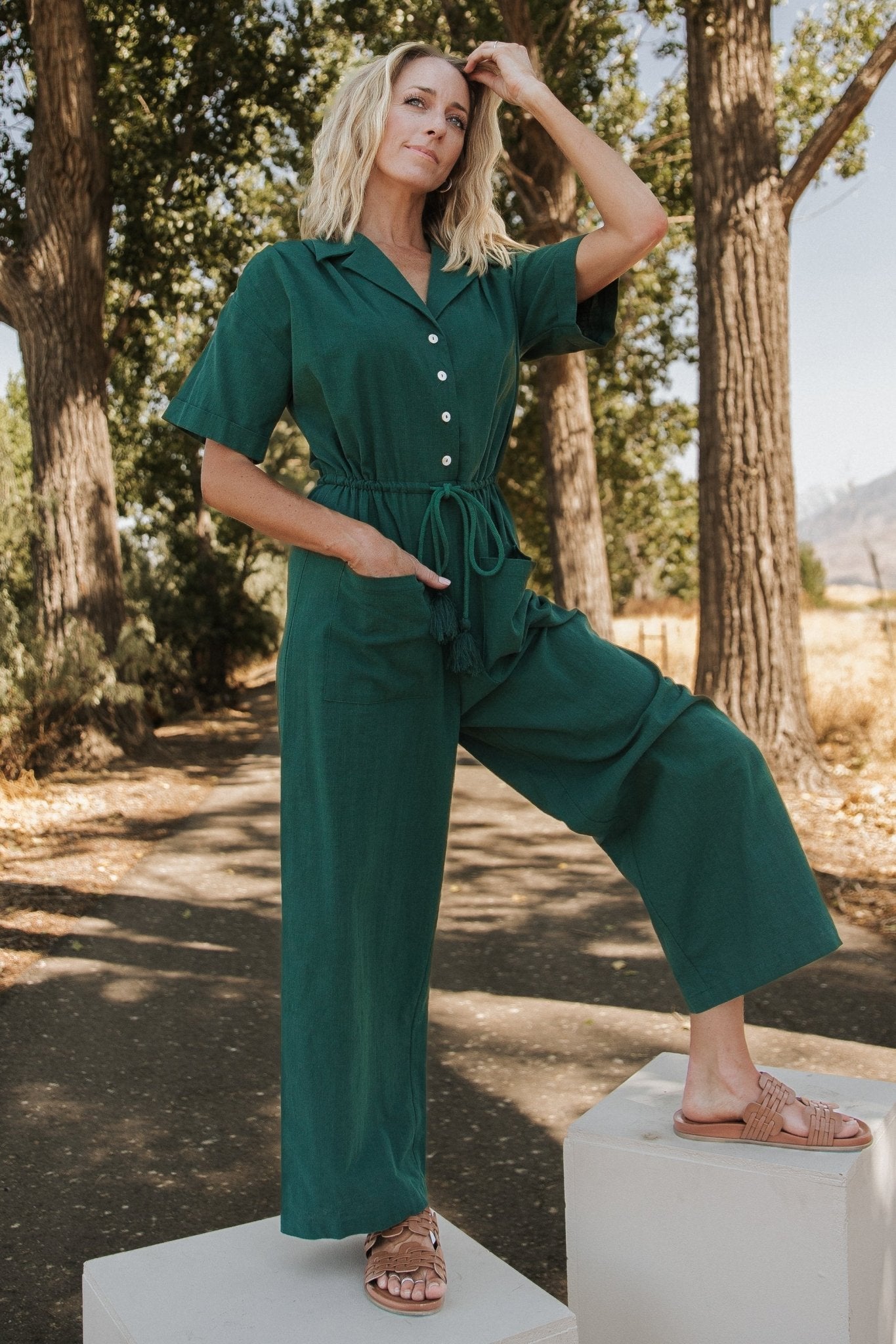 Hemming Jumpsuit | Green - Baltic Born