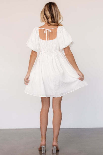 Hilaree Short Dress | Off White - Baltic Born