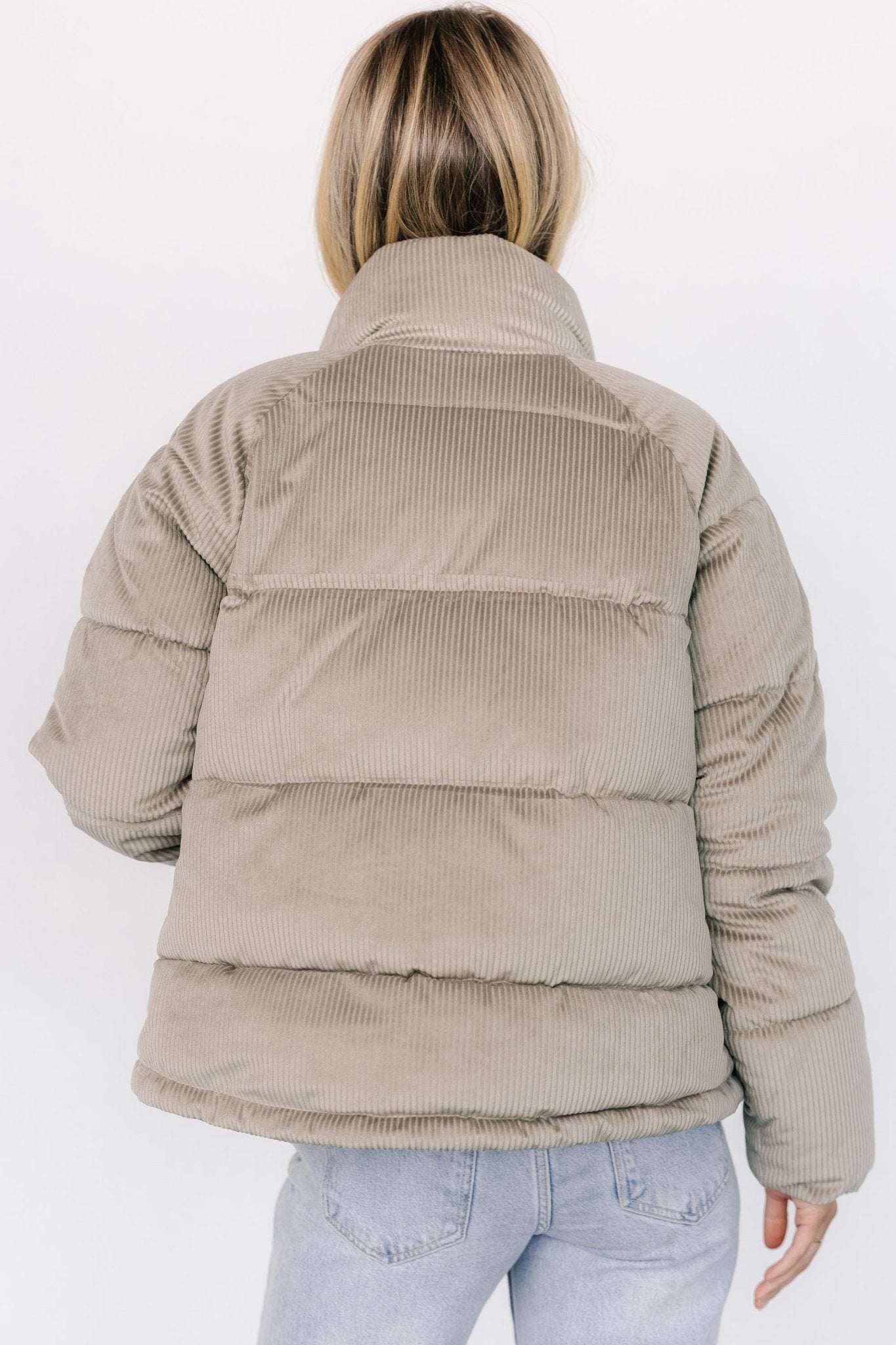 Holden Corduroy Puffer Jacket | Dusty Sage - Baltic Born