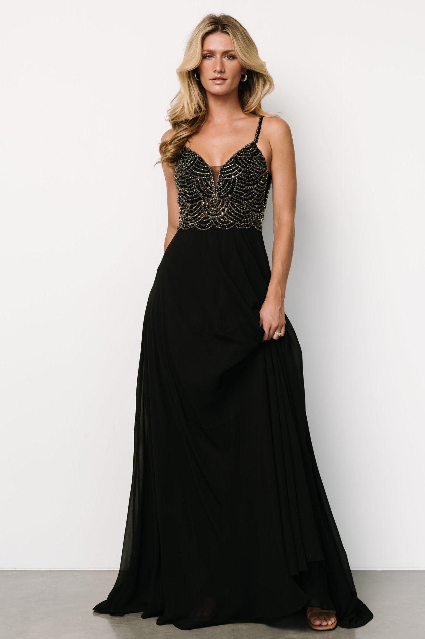 Honor Beaded Bridal Gown | Black - Baltic Born