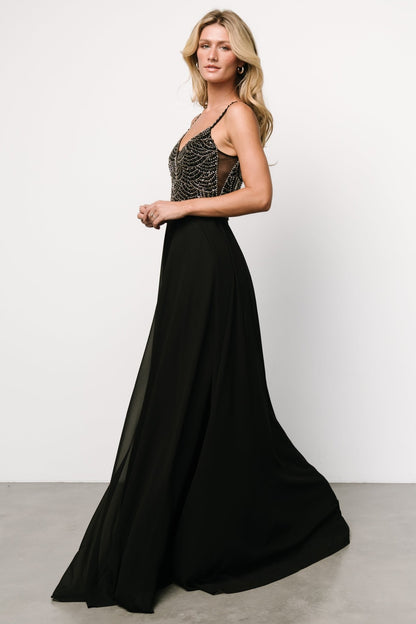 Honor Beaded Bridal Gown | Black - Baltic Born