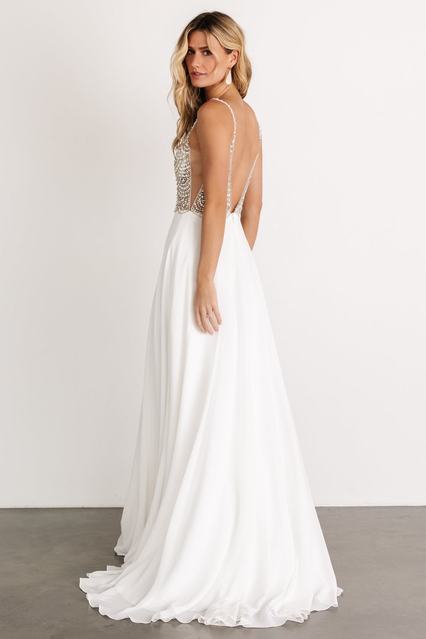 Honor Beaded Bridal Gown | Off White - Baltic Born