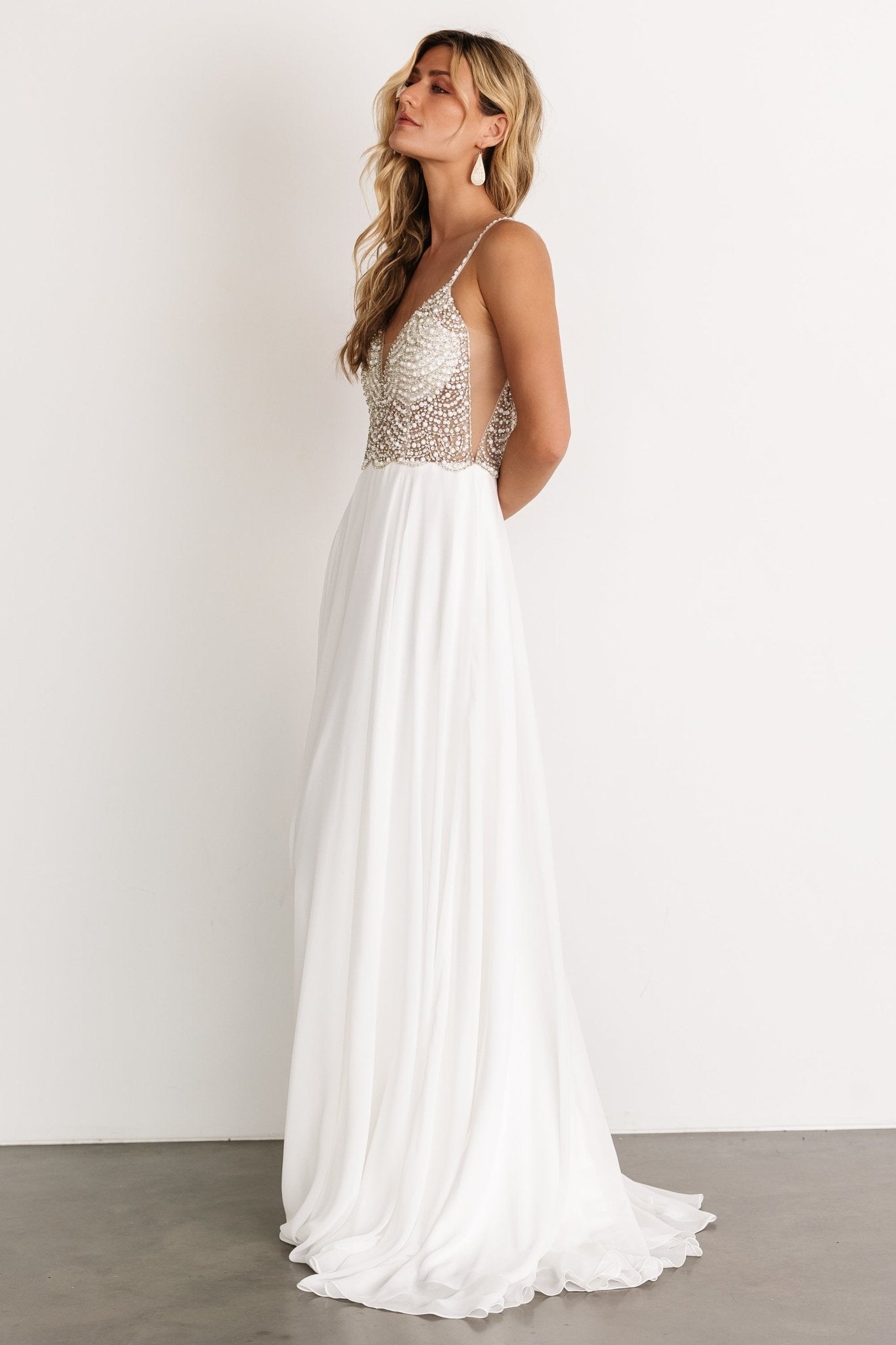 Honor Beaded Bridal Gown | Off White - Baltic Born