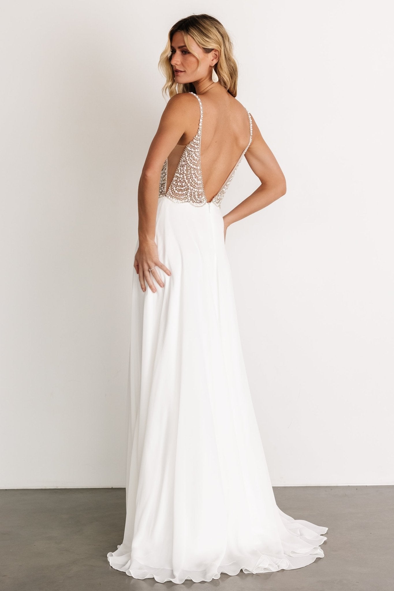 Honor Beaded Bridal Gown | Off White - Baltic Born