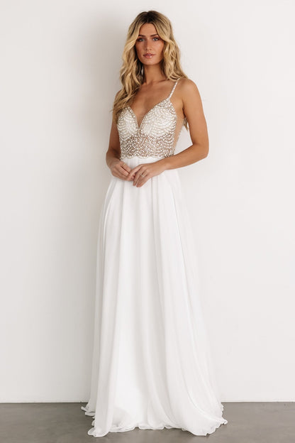 Honor Beaded Bridal Gown | Off White - Baltic Born