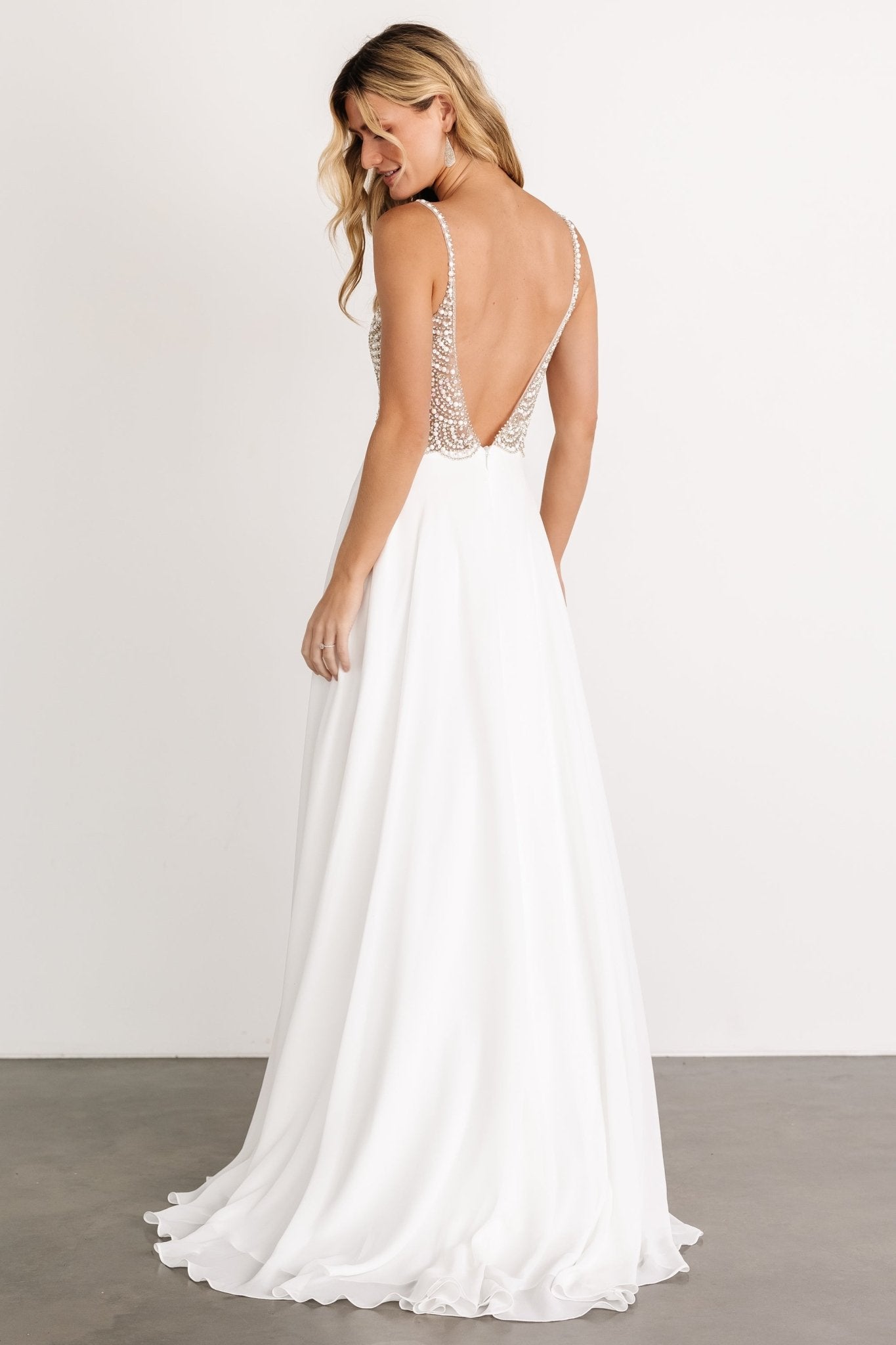 Honor Beaded Bridal Gown | Off White - Baltic Born