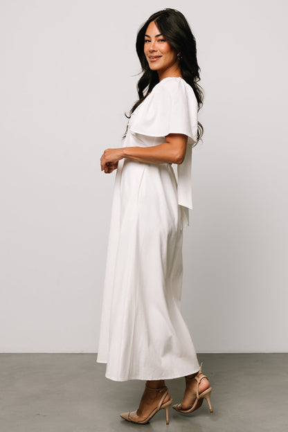 Indie Back Tie Dress | Off White - Baltic Born