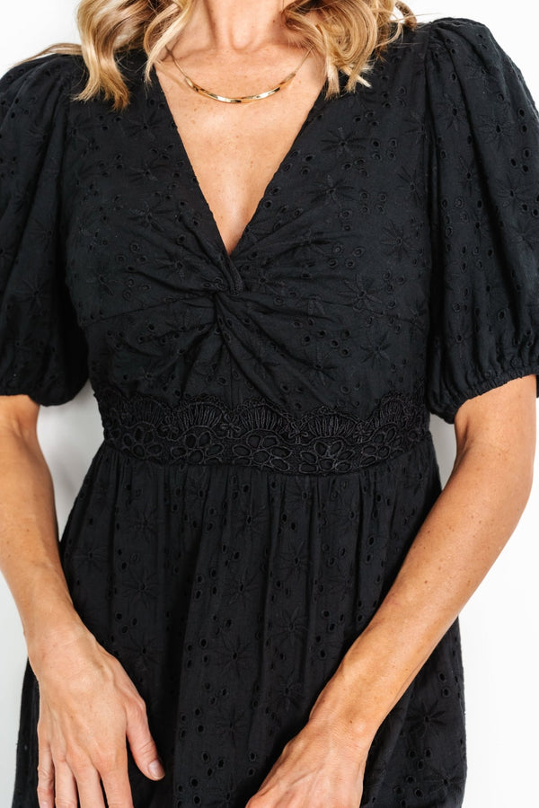 Jackie Eyelet Maxi Dress | Off White