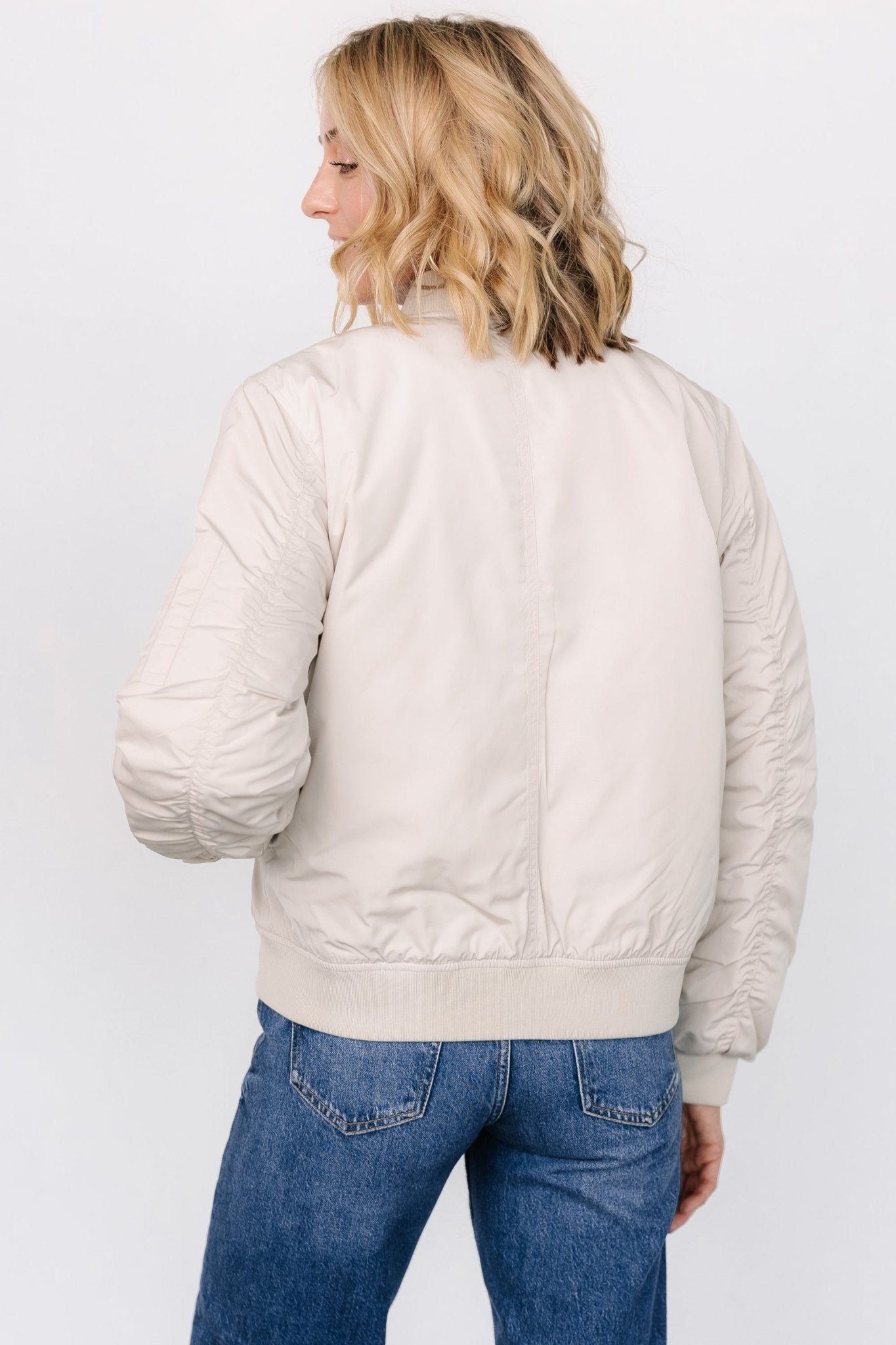 Jared Bomber Jacket | Oatmeal - Baltic Born