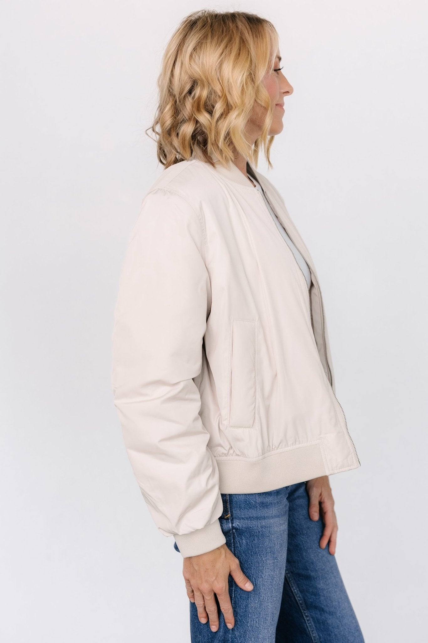 Jared Bomber Jacket | Oatmeal - Baltic Born