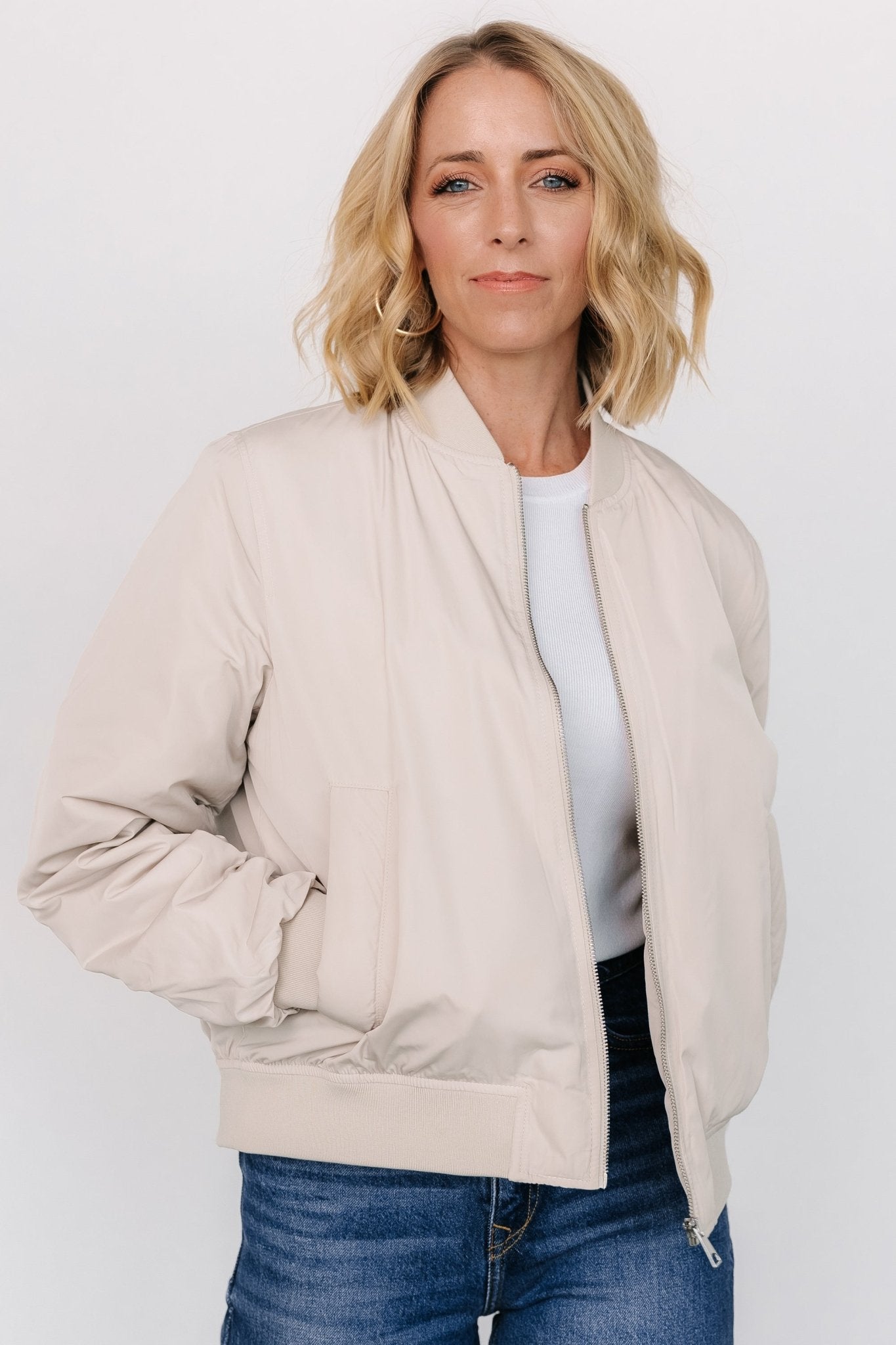 Jared Bomber Jacket | Oatmeal - Baltic Born