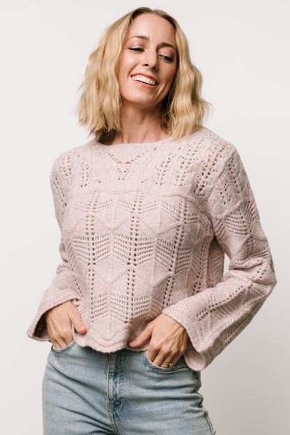 Jeanine Knit Sweater | Lilac - Baltic Born