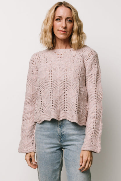 Jeanine Knit Sweater | Lilac - Baltic Born