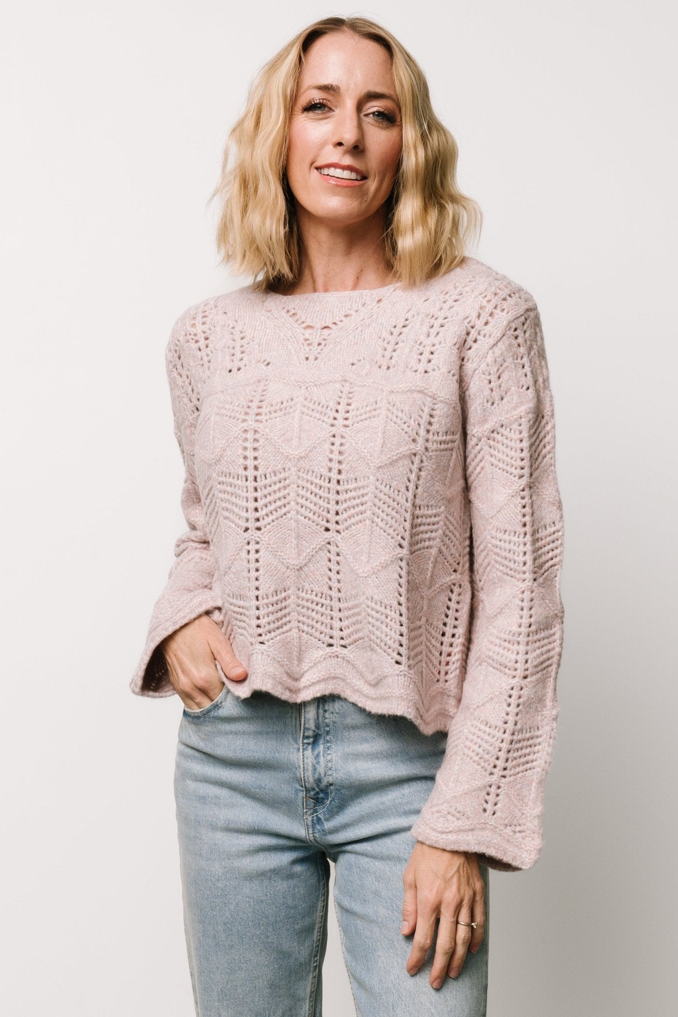 Jeanine Knit Sweater | Lilac - Baltic Born