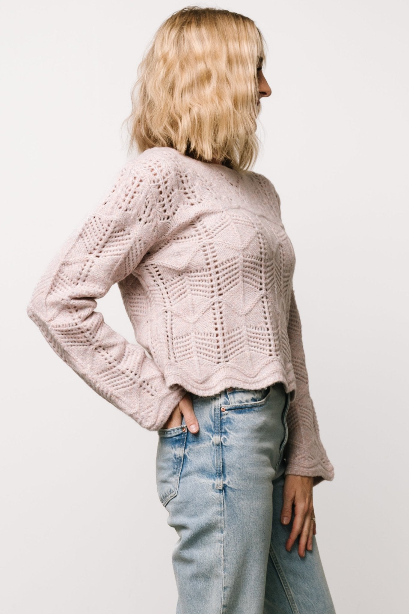 Jeanine Knit Sweater | Lilac - Baltic Born