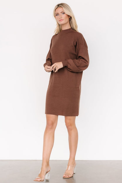 Jennings Sweater Dress | Brown - Baltic Born