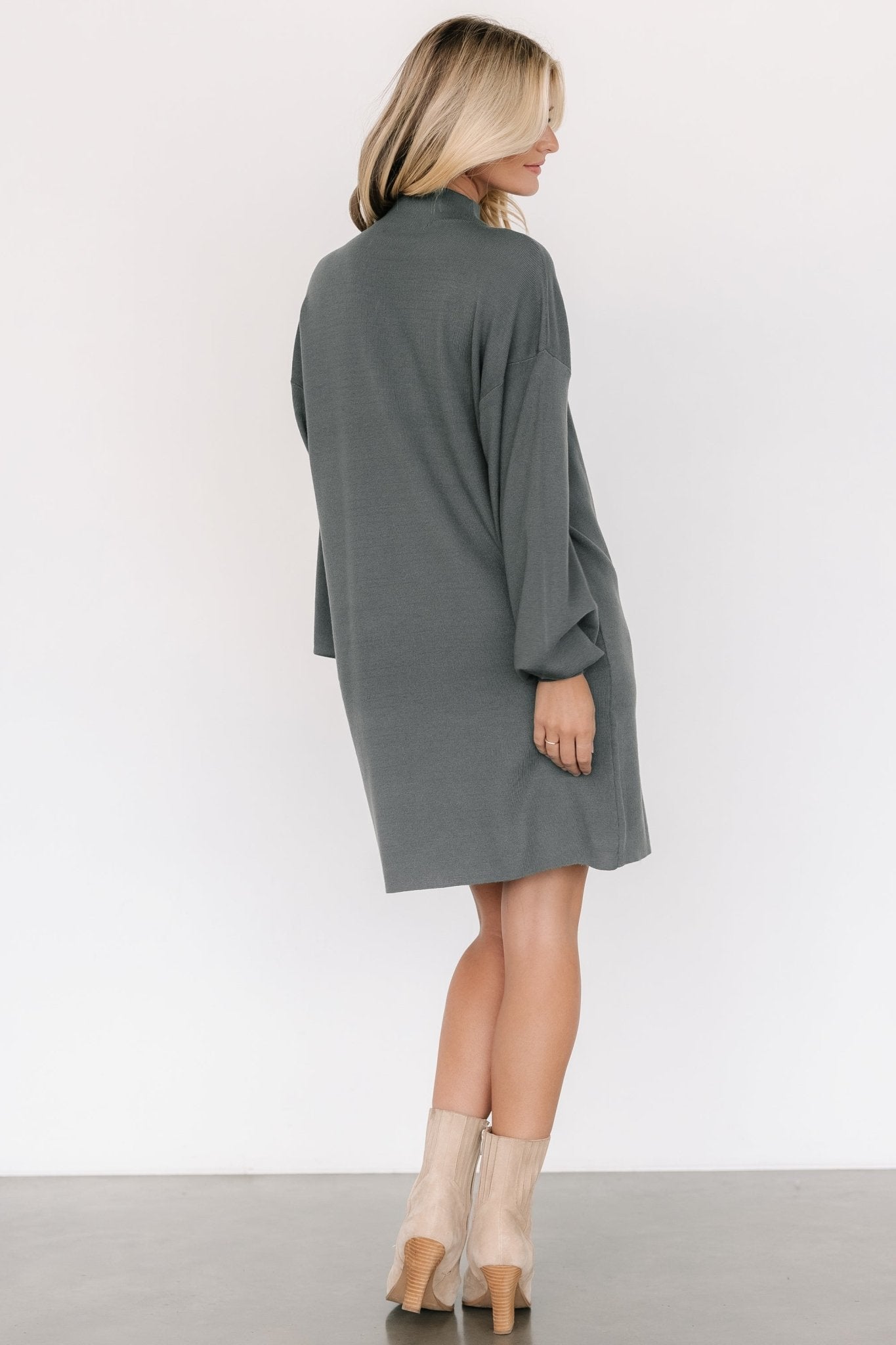 Jennings Sweater Dress | Winter Green - Baltic Born