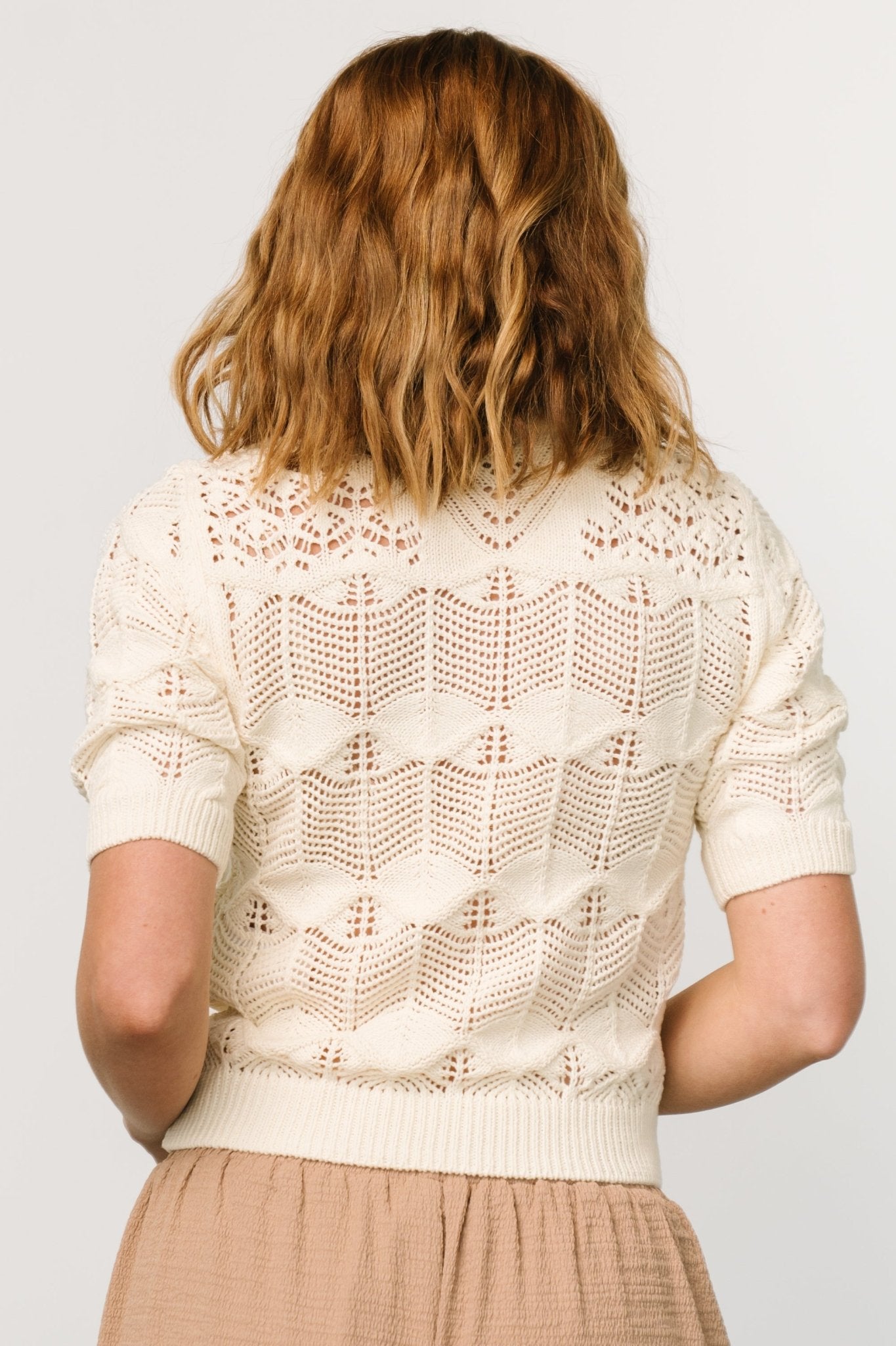 Josella Knit Top | Ivory - Baltic Born