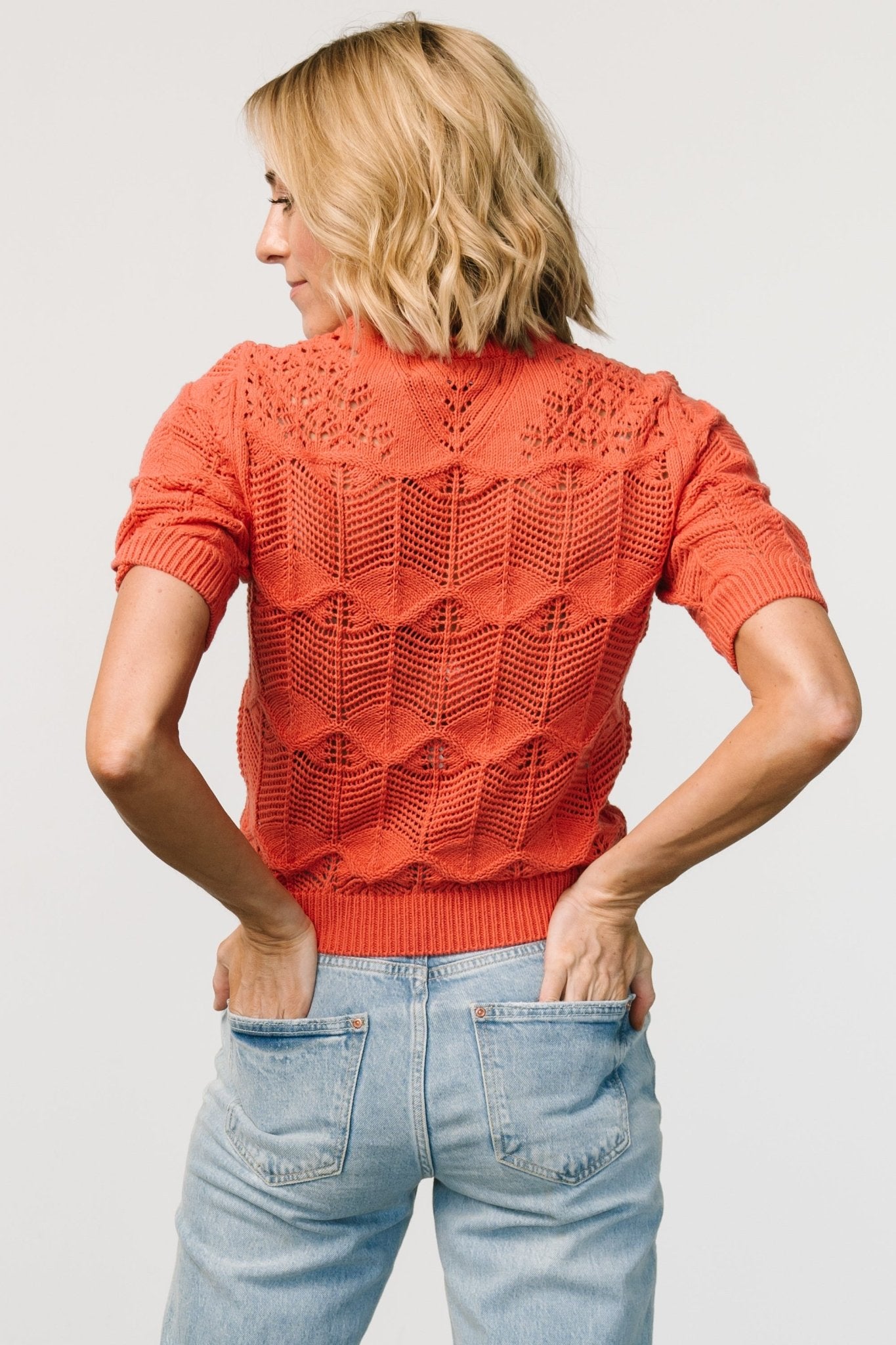 Josella Knit Top | Rust - Baltic Born