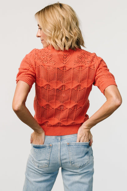 Josella Knit Top | Rust - Baltic Born