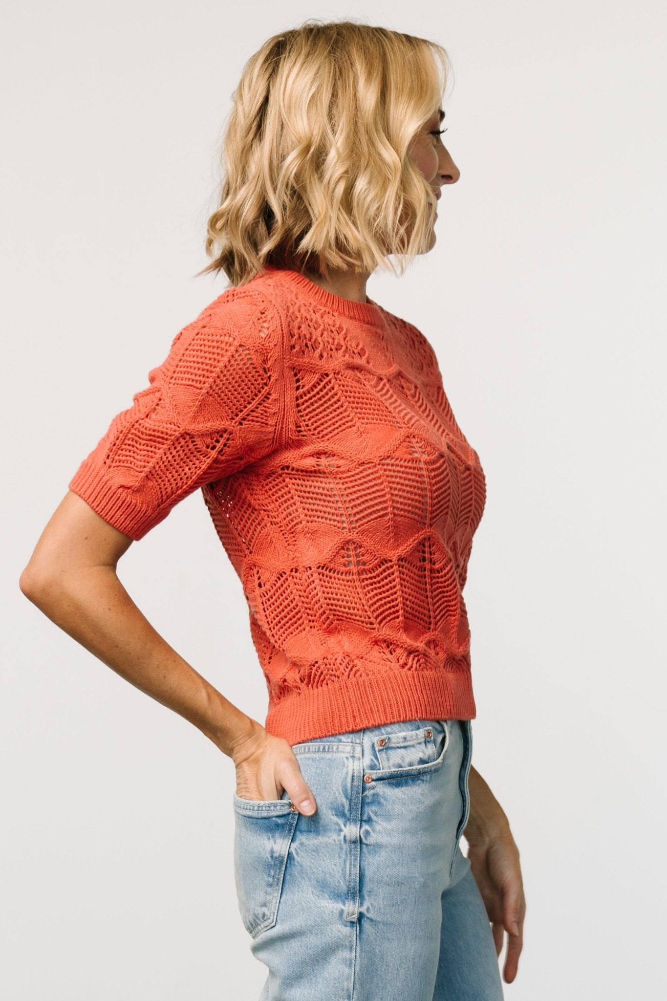 Josella Knit Top | Rust - Baltic Born