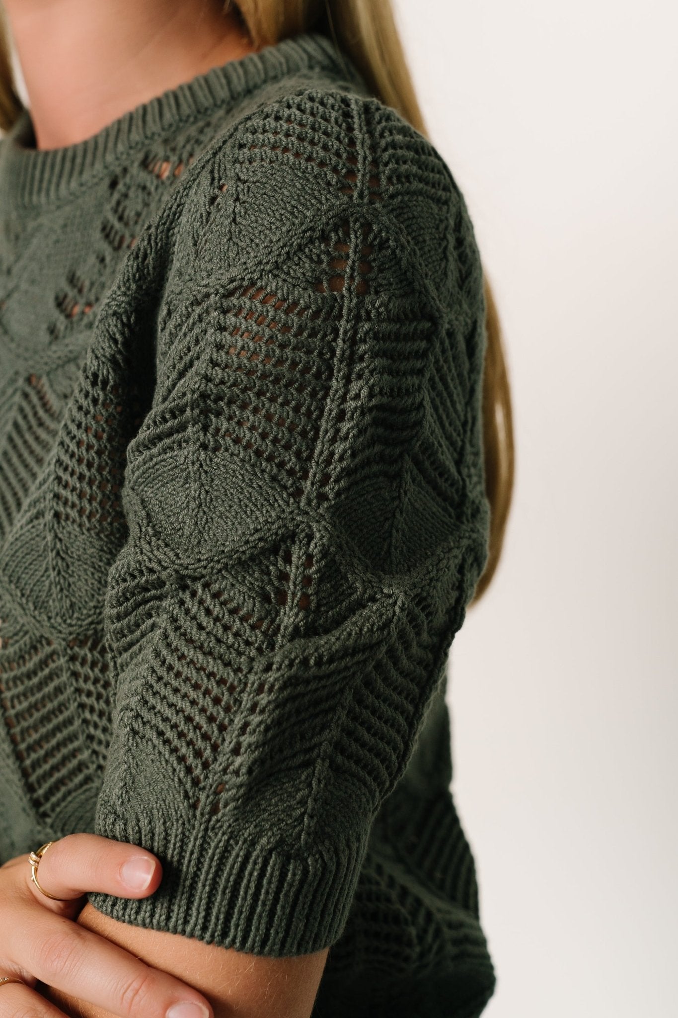 Josella Knit Top | Winter Green - Baltic Born