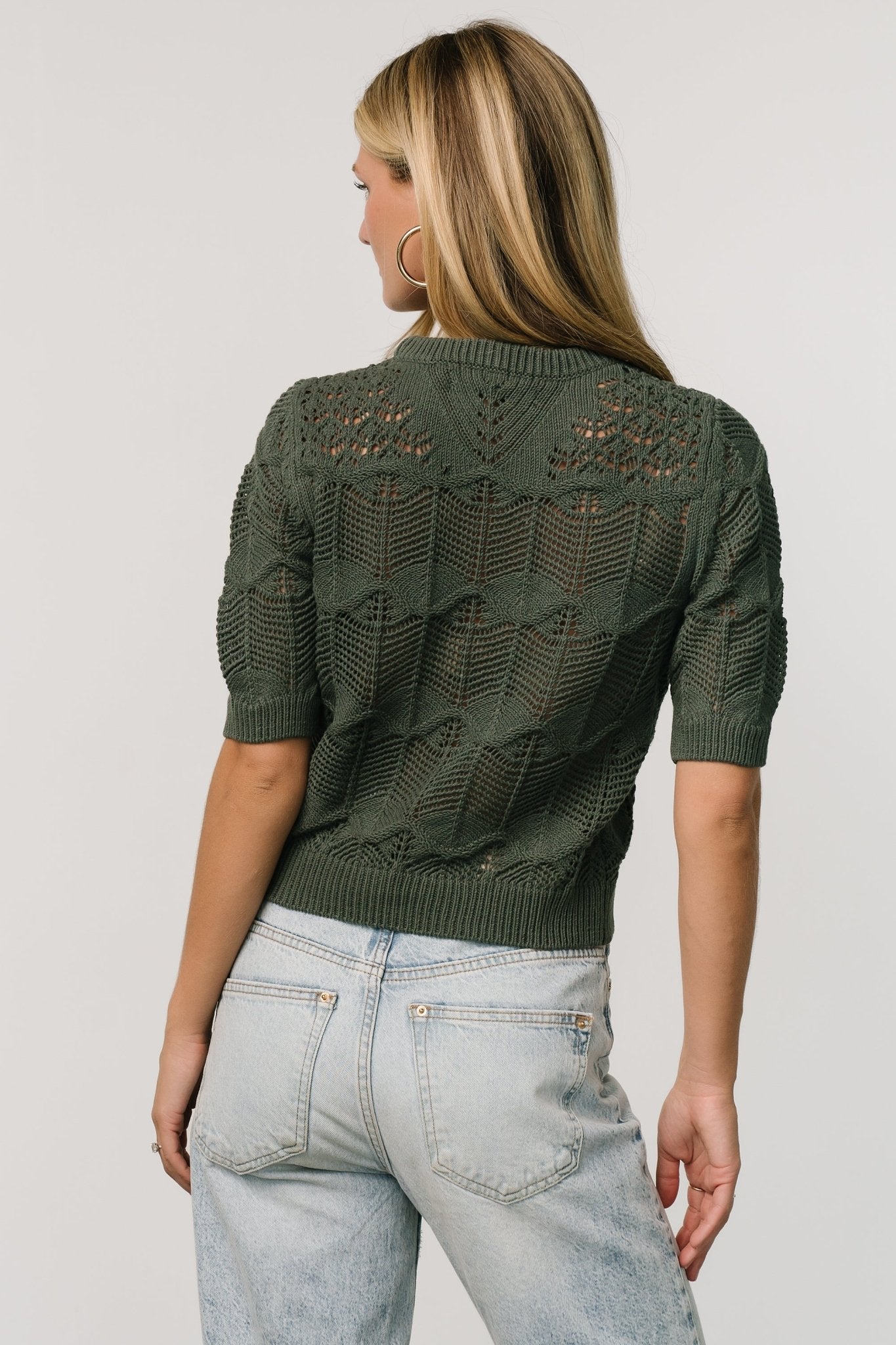 Josella Knit Top | Winter Green - Baltic Born