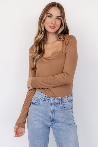 Kailee Top | Camel - Baltic Born