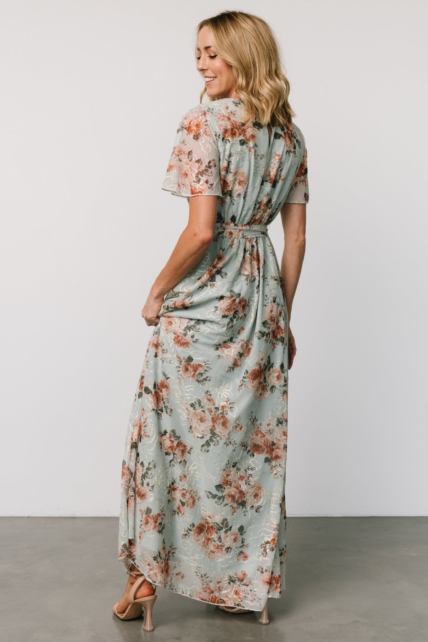 Katalaya Maxi Dress | Sage + Gold - Baltic Born