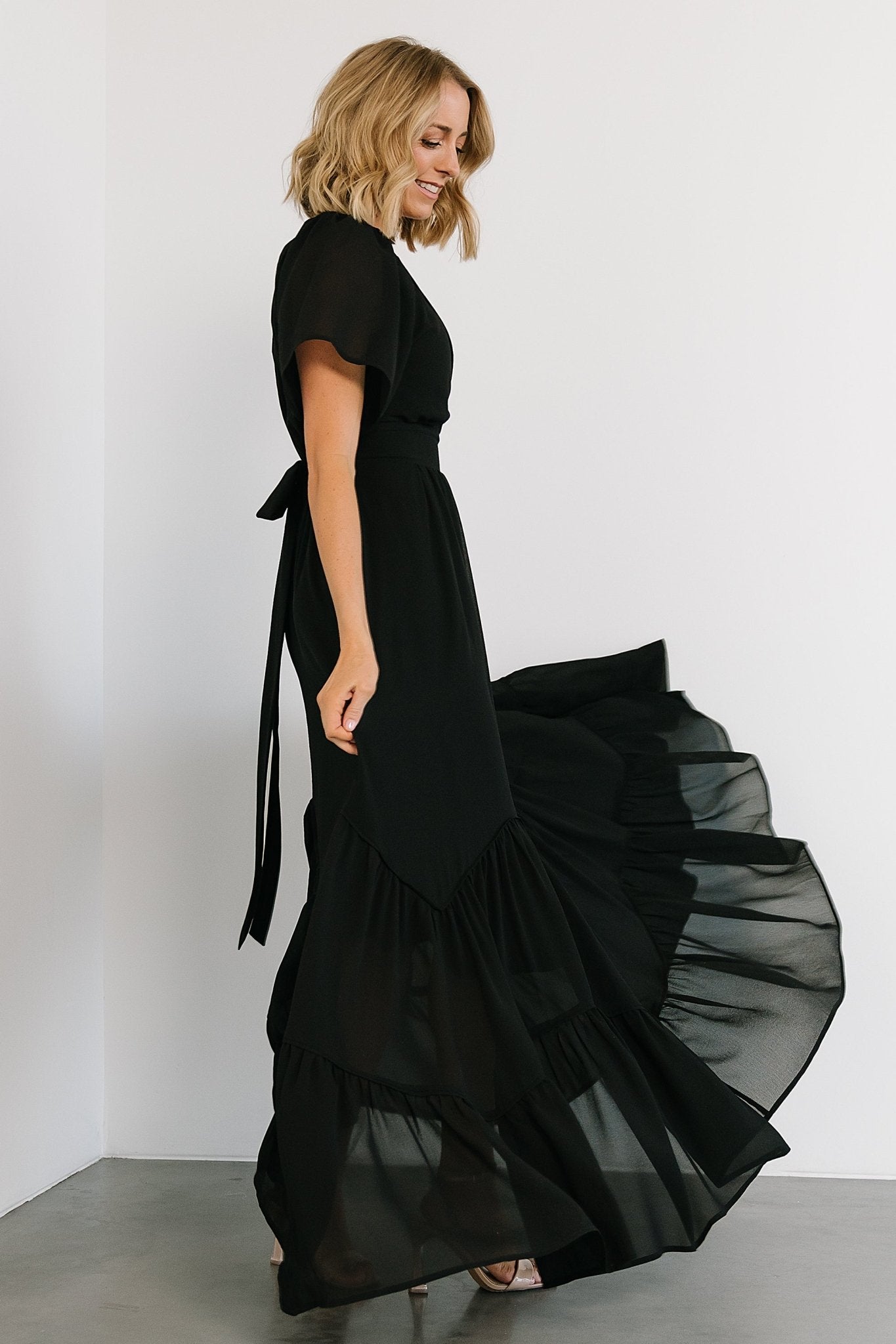 Katherine Maxi Dress | Black - Baltic Born