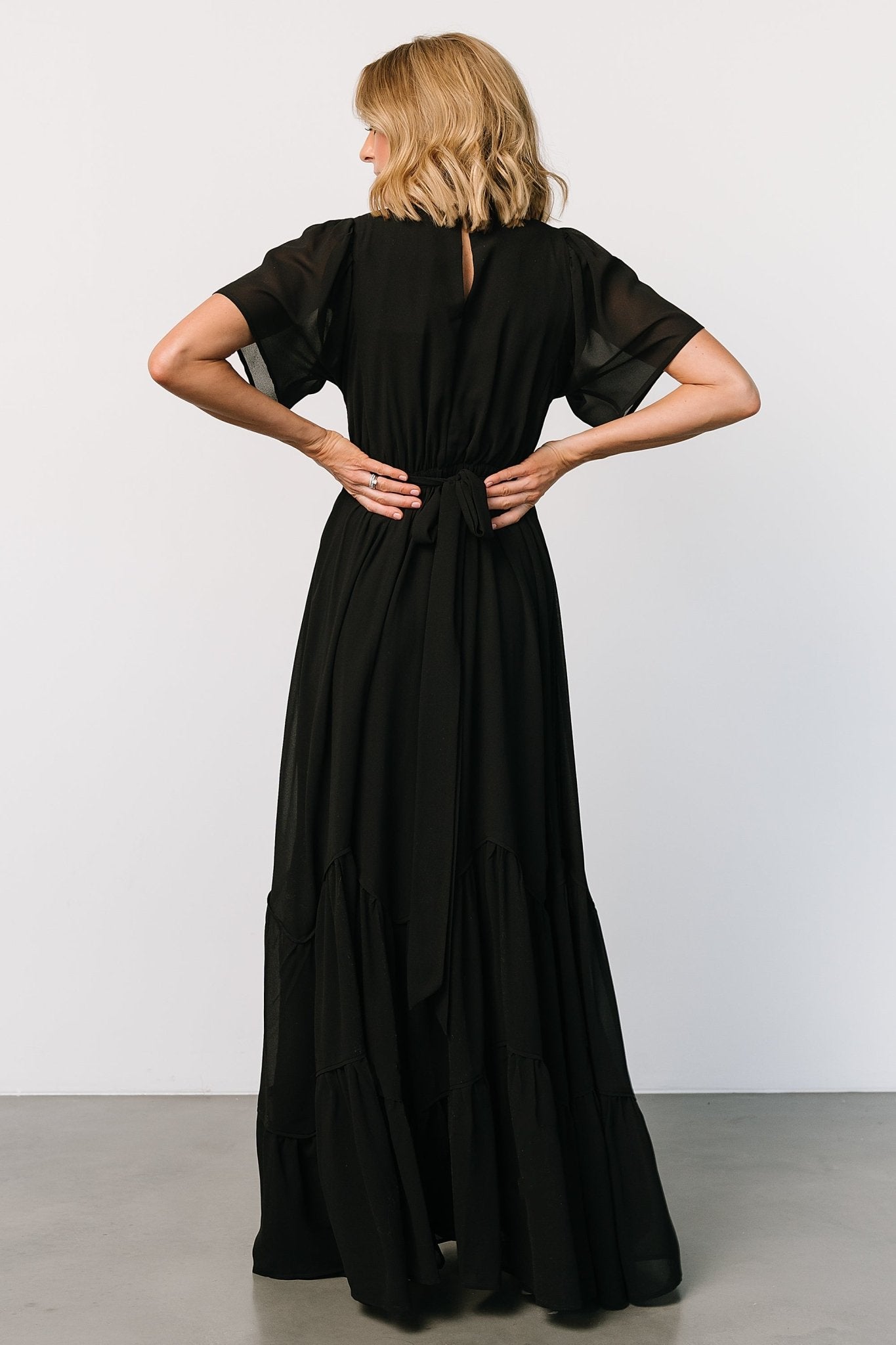 Katherine Maxi Dress | Black - Baltic Born