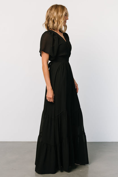 Katherine Maxi Dress | Black - Baltic Born