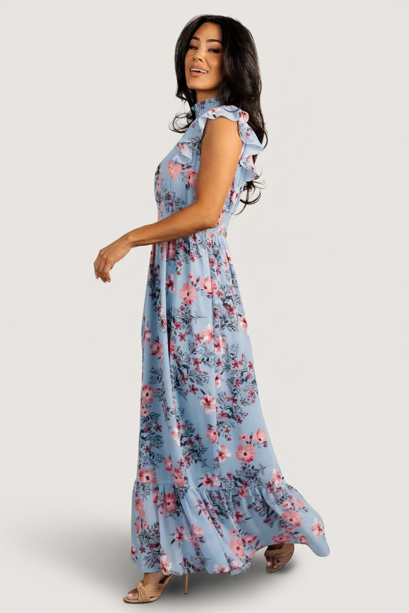 Kearny Ruffle Maxi Dress