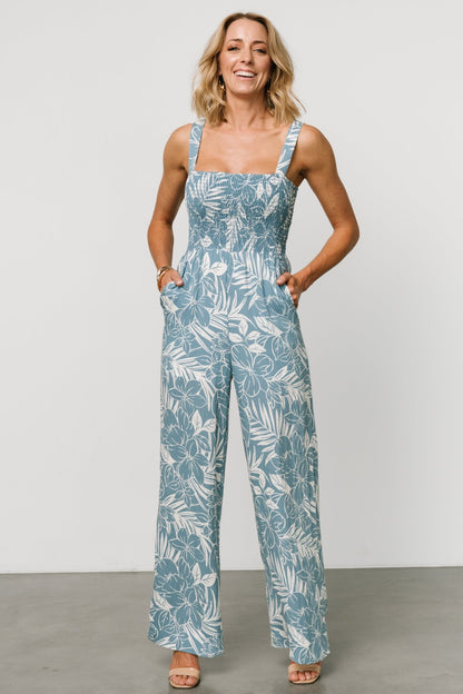 Keely Tank Jumpsuit | Blue Print - Baltic Born