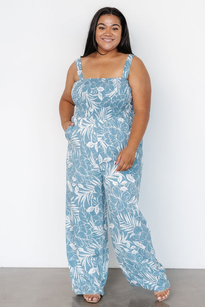 Keely Tank Jumpsuit | Blue Print - Baltic Born