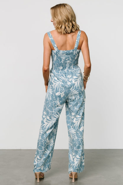 Keely Tank Jumpsuit | Blue Print - Baltic Born