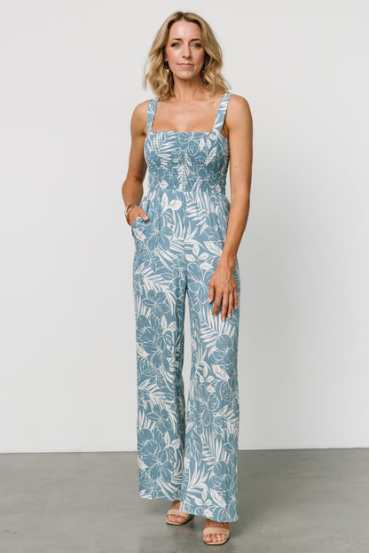 Keely Tank Jumpsuit | Blue Print - Baltic Born