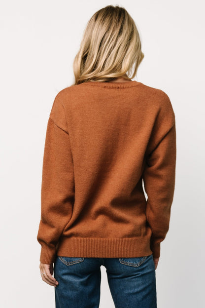 Kelce Sweater | Brown - Baltic Born