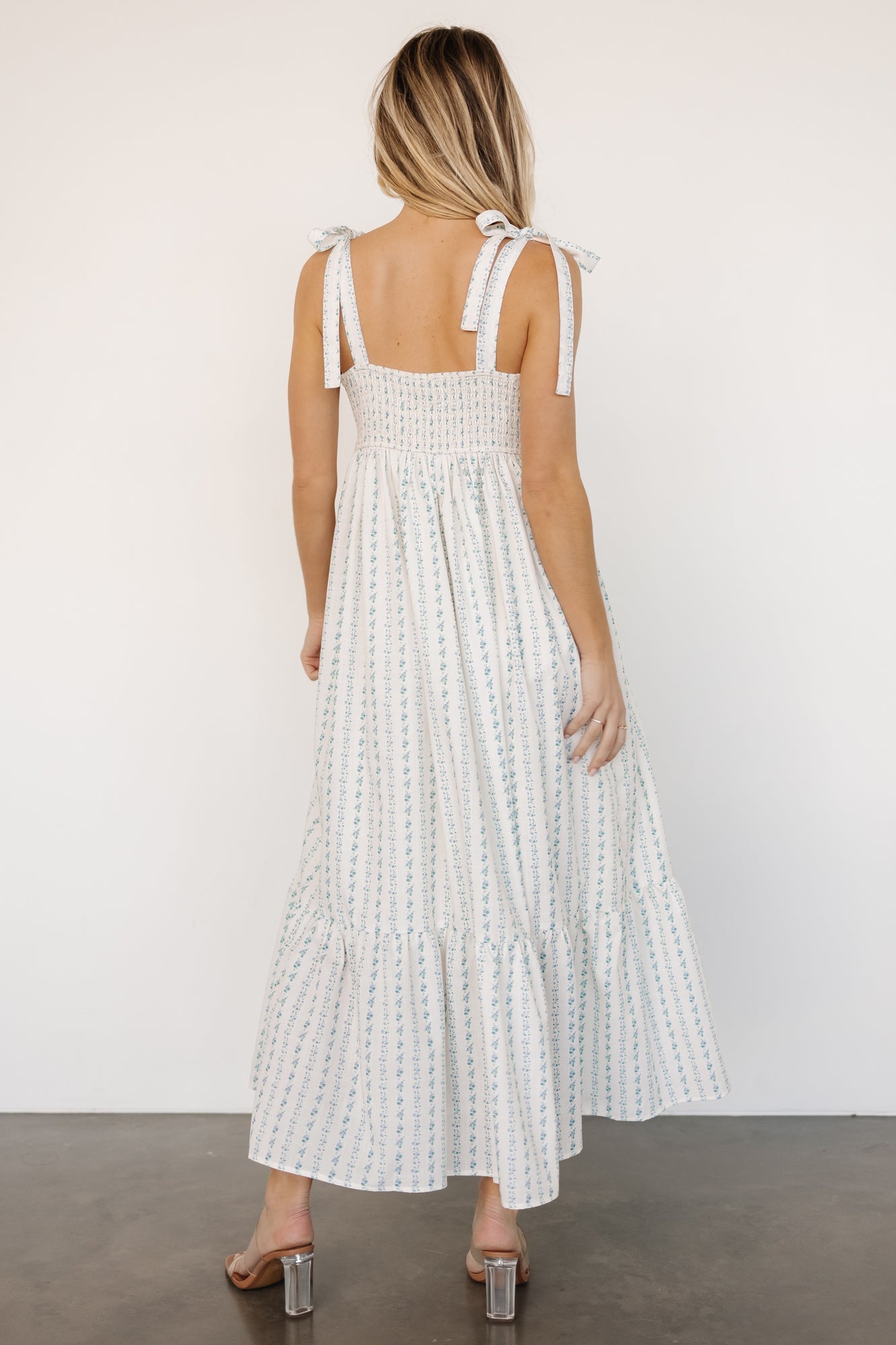 Baltic Born Womens Kennie Maxi Dress | Cream Multi Floral | Size: Medium Baltic Born Womens Kennie Maxi Dress | Cream Multi Floral | Size: Medium