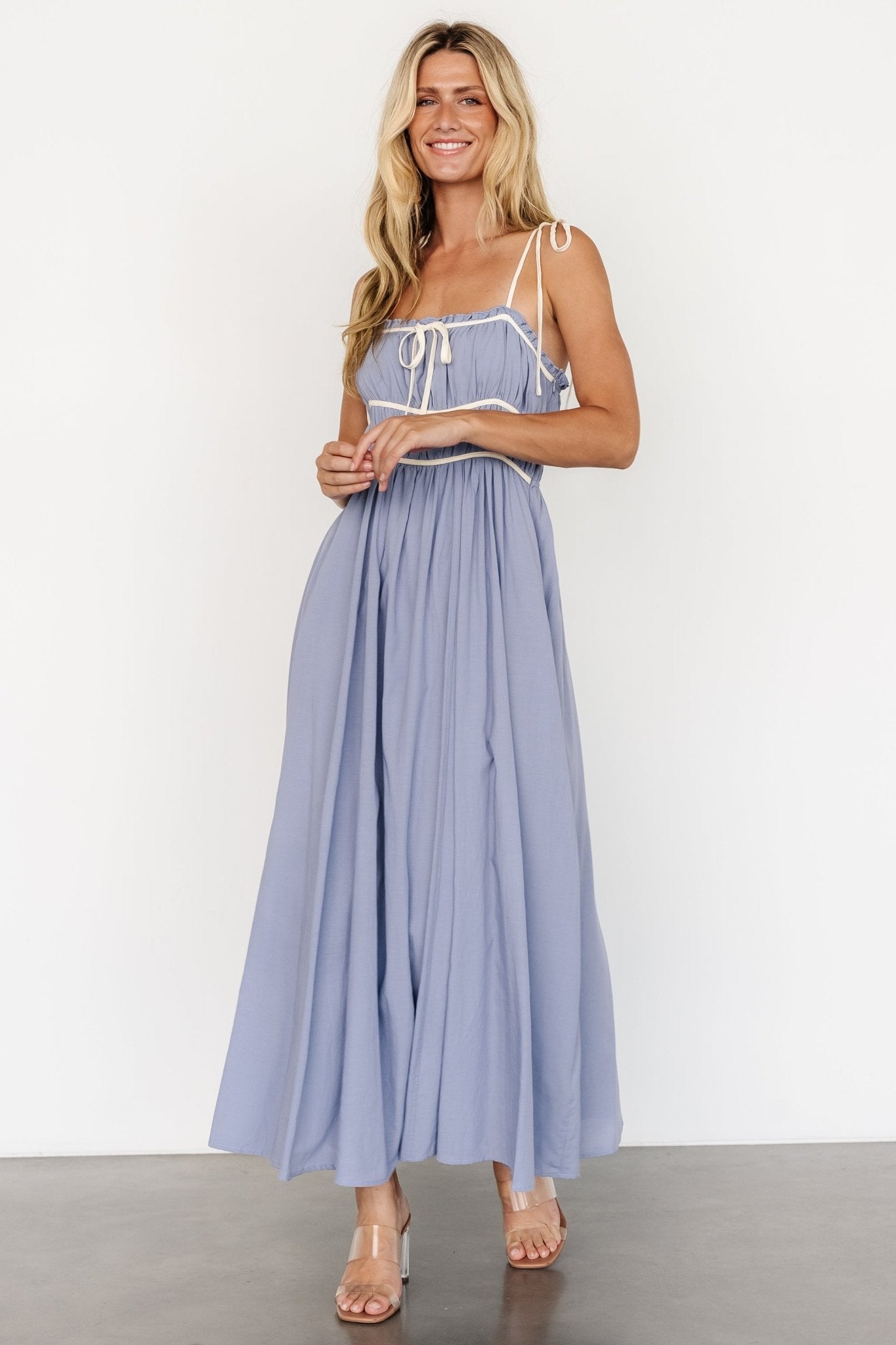 Kerstin Tank Maxi Dress | Peri Blue - Baltic Born