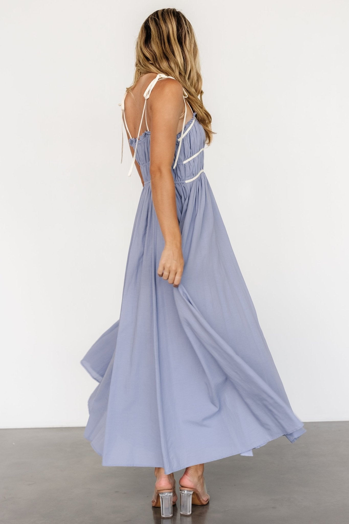 Kerstin Tank Maxi Dress | Peri Blue - Baltic Born