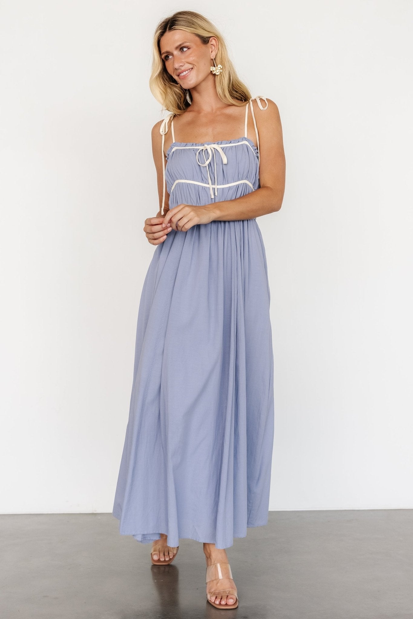 Kerstin Tank Maxi Dress | Peri Blue - Baltic Born