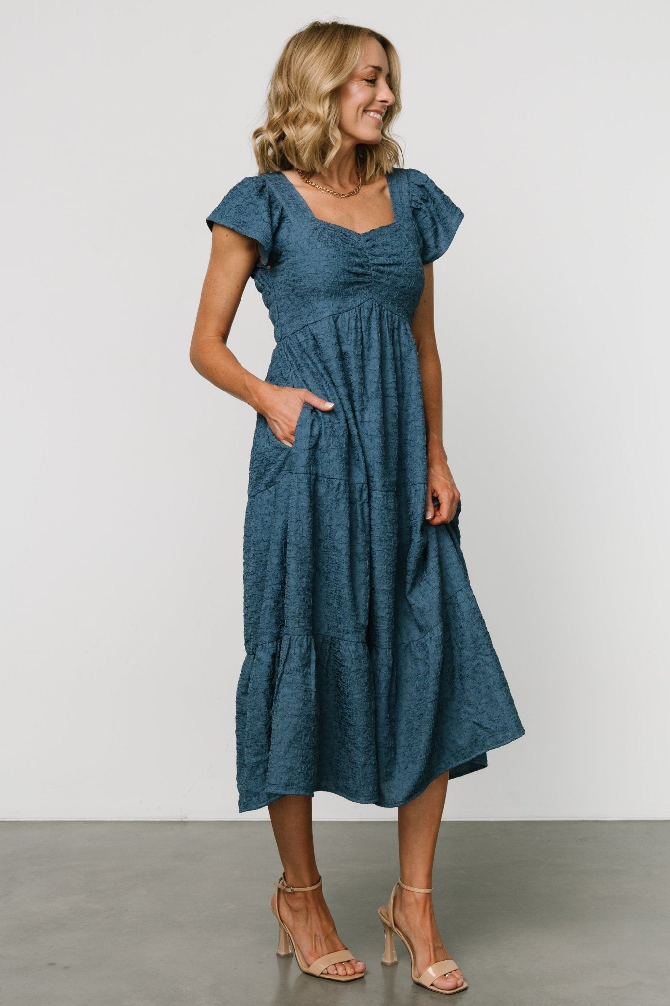 Kesler Midi Dress | Blue - Baltic Born