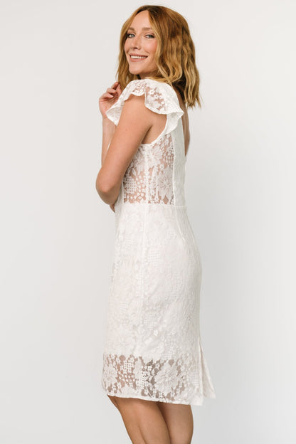 Kimber Lace Dress | Off White - Baltic Born