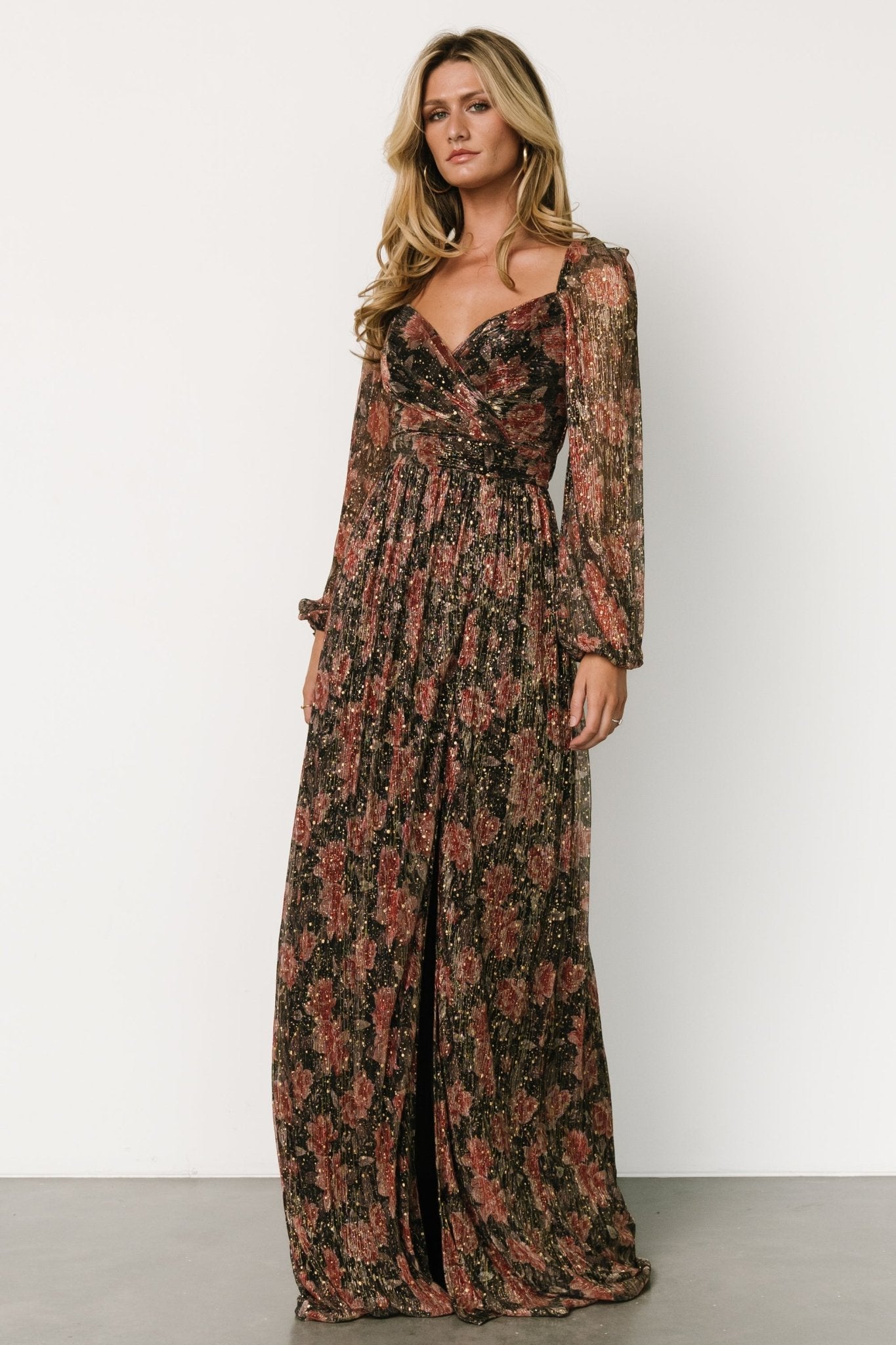 Kirsi Maxi Dress | Black Floral - Baltic Born